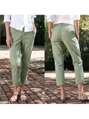 Frank & Eileen Wicklow Italian Chino Pants in Sage Green size 0